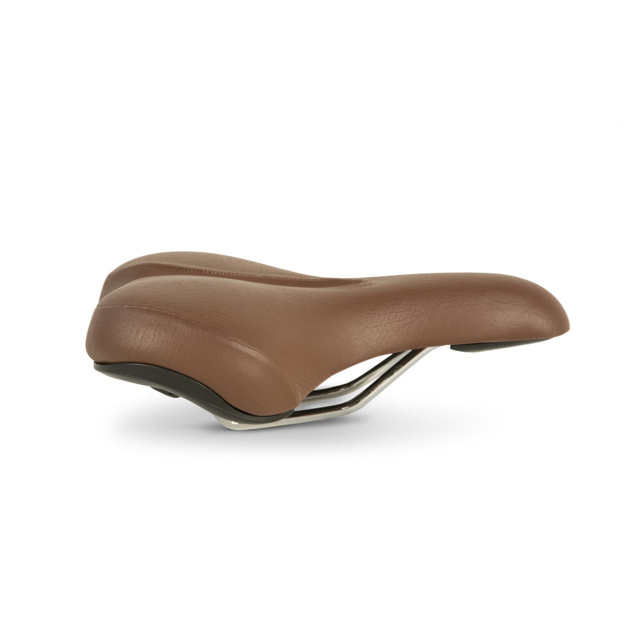 Luxe Walnut Vegan Leather Saddle - Hyper